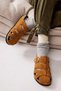 Tromso Women's Mustard Orthopedic Sole Comfortable Fit Non-Slip Sole Soft Lightweight Daily Indoor Dowry Slippers - 4
