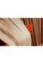Ip Curtain Thin Chain Cream Color with Cornice Buttons 100 X 280