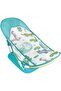 68167 Deluxe Baby Bather, 3-Position Recline, 0+ Months, Support up to 13kg, Turquoise Animal Print