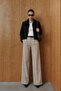 Black Plush Detailed Numuk Look Short Coat |   F1856