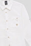 Boy Ecru Shirt - 6