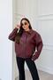 Zr Model Oversize Leather Jacket