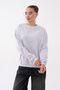 Basic Three-Yarn Sweat with Shoulder Detail - 3
