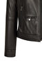Victoria Women's Black Short Leather Jacket 26Wgd5711U4 - 6