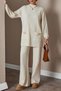 Women's Comfortable and Stylish Knitwear Two-Piece Set with Pocket Accessories - 3