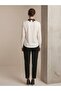 Lace and Bead Embroidered Collar Detailed Blouse 1023 - 4