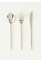 Siena 12-Person 84-Piece Fork Spoon Knife Set Silver - 2