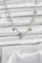 Polar Star Women's Necklace with Silver Brass Zircon for Elegant Necks - 2