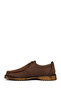 Men's Brown Lace-Up Nubuck Leather Casual Shoes Wm822005Dn - 3