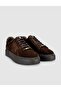 Brown Suede Genuine Leather Men's Casual Sneaker - 2