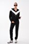 Women's Half-Zip Striped Suit 265176 - - 3