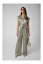 Flora Women's Khaki Jumpsuit - 3