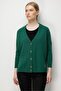 Women's V-Neck Low-Sleeve Slit Wool Cardigan Ö.Başı - 2