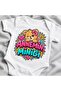 Mommy's Mini Printed White Baby Bodysuit with Envelope Collar and Short Sleeves - 2