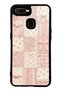 Oppo A5S Glossy Phone Case with Pink Lace Patchwork Design