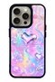 iPhone 15 Pro Iridescent Love Design Glossy Phone Case