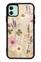 iPhone 11 Wildflower Letters Design Glossy Phone Case
