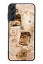 Samsung A14 Café Love Letters Design Glossy Phone Case