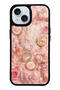 iPhone 15 Glossy Phone Case with Vintage Rose Vanity Design