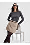 Esvab • Modern & Distinctive Wide Roba Collar Gathered Blouse