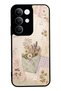 حافظة هاتف لامعة بتصميم دفتر يوميات Wildflower من Realme C85