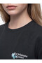 Vizyon New Season Anthracite Printed 100% Cotton Women's T-Shirt - 3