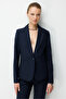 Fleto Pocketed Single Button Jacket 4061