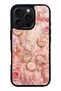 iPhone 16 Pro Glossy Phone Case with Vintage Rose Vanity Design