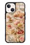 iPhone 13 Mini Paris Tea & Pastry Design Glossy Phone Case