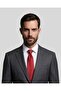 White Dot Patterned Red Silk Tie – 7.5 cm Wide - 5