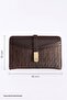 Wicker Textured Bitter Brown Wallet - 2