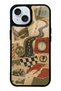 iPhone 15 Glossy Phone Case with Retro Road Racing Design