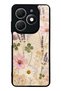 Tecno Spark 20 Wildflower Letters Design Glossy Phone Case