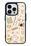 iPhone 14 Pro Floral Study Notes Design Glossy Phone Case