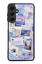 Samsung A16 Pastel Travel Diary Design Glossy Phone Case
