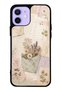 iPhone 12 Wildflower Diary Design Glossy Phone Case