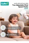 Cordless Baby Hair Dryer, Kids Hair Dryer, Portable Hair Blow Dryer with Charging Base, Low Heat Noise Hairdryer for Infant Hair Delicate Skin, Gentle Quiet Airflow - 2