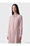 Ozmarka New Season Pink Plaid Poplin Shirt Dress - 2