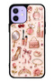 iPhone 12 Rose Gold Glam Design Glossy Phone Case
