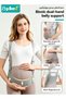 Maternity Belly Belt+ Monitoring Belt Set, Breathable and Adjustable Pregnancy Belly Support Band, Lightweight Back Support Belly Bands for Pregnant Women, Provides Relief from Abdomen Pelvic Waist Ba - 3