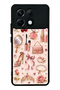 Xiaomi Poco X6 Pro Rose Gold Glam Design Glossy Phone Case