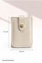 Card Holder Detail Small Cream Wallet - 3