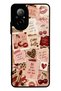 حافظة هاتف لامعة بتصميم Realme 12 Lite Cherry Leopard Notes
