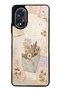 Oppo A38 Wildflower Diary Design Glossy Phone Case