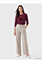 Lcw Everyday Plum Crew Neck Stone Blouse - 2