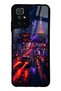 Xiaomi Redmi 10 Glossy Phone Case with Neon Tokyo Nights Design
