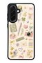Samsung A36 Floral Study Notes Design Glossy Phone Case