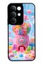 حافظة هاتف لامعة بتصميم Realme C85 Candy Bear Dream