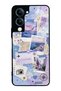 Vivo Y19 Pastel Travel Diary Design Glossy Phone Case