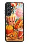 Samsung A35 Fun Food Party Design Glossy Phone Case
